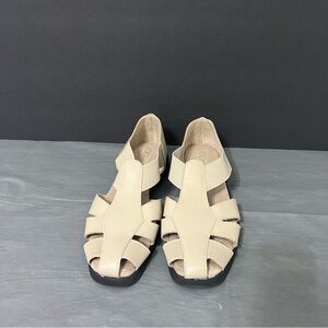 Comfort Elastic Strap Beige Women’s Sandals